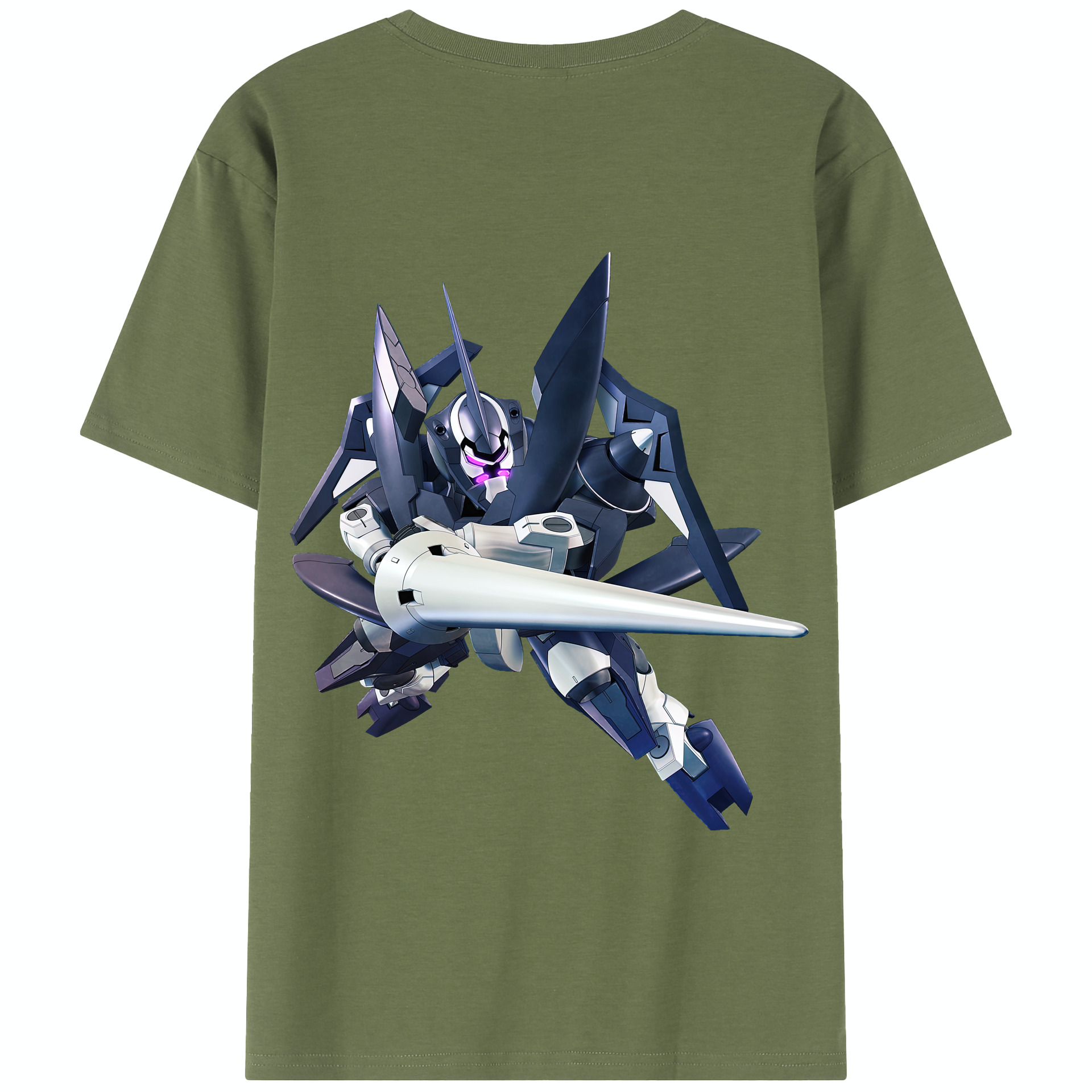 （画像用） 機動戦士ガンダム Mobile Suit Gundam 綿100％半袖Tシャツ（背面プリント）
